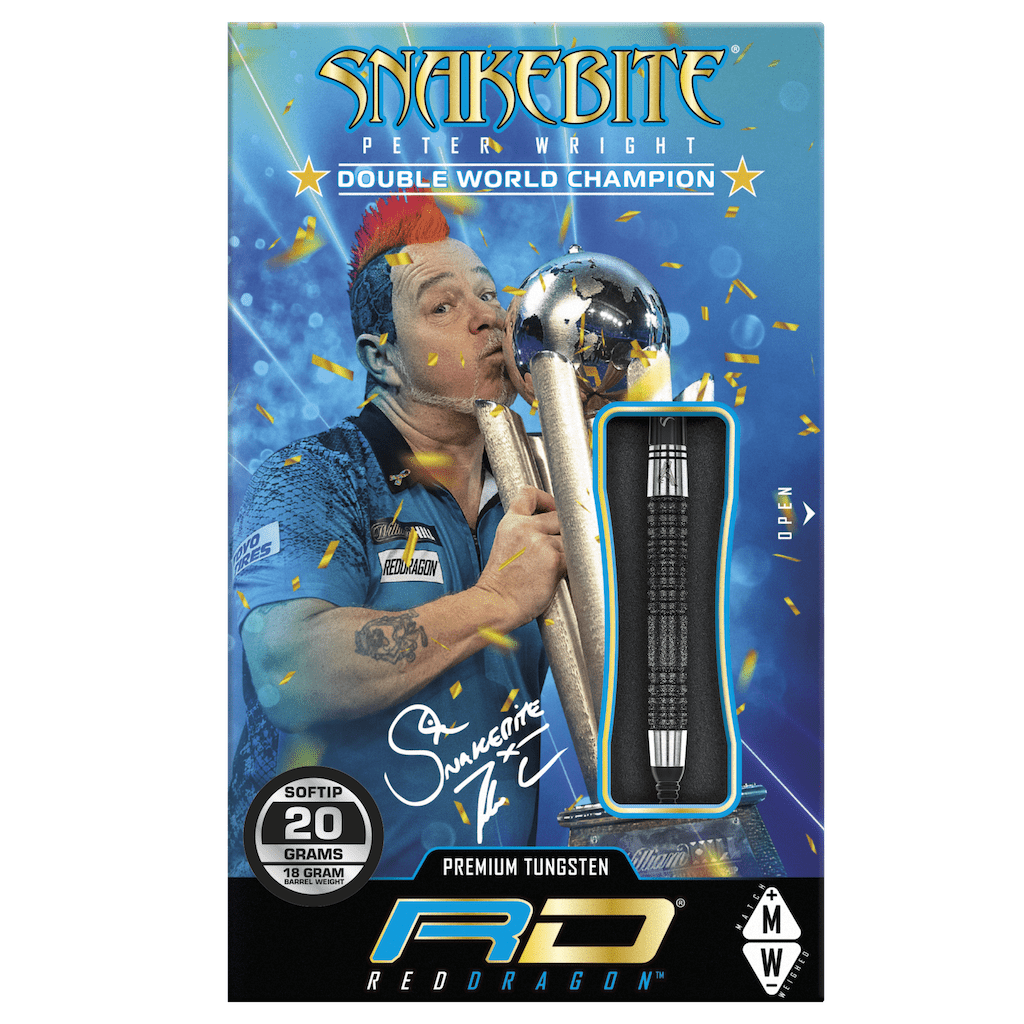 Peter Wright Snakebite Double World Champion Special Edition Softdarts - DreamDarts Dartshop