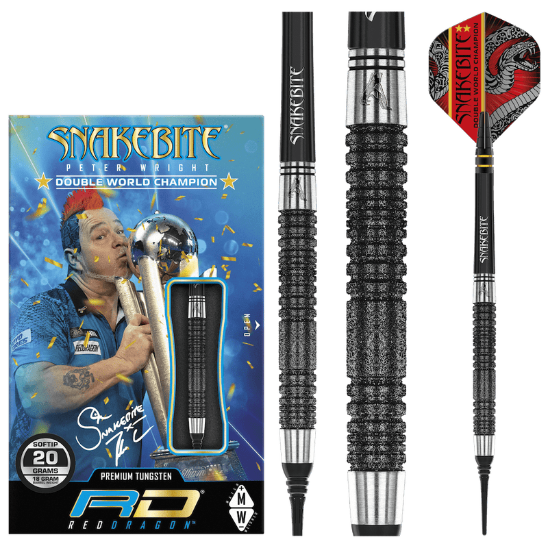 Peter Wright Snakebite Double World Champion Special Edition Softdarts - DreamDarts Dartshop