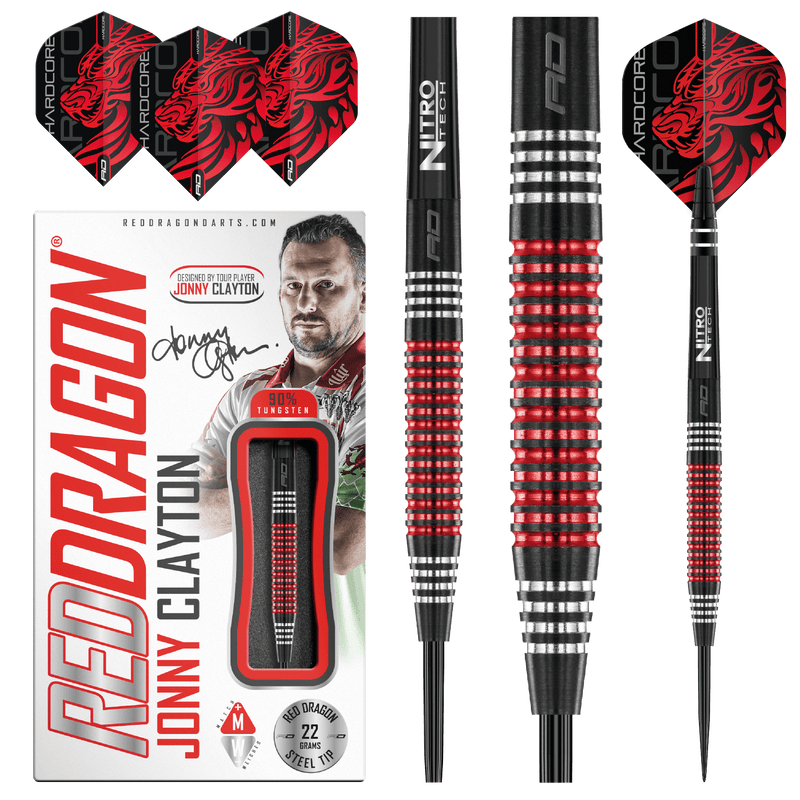 Red Dragon Jonny Clayton SE Steeldarts - DreamDarts Online Dartshop