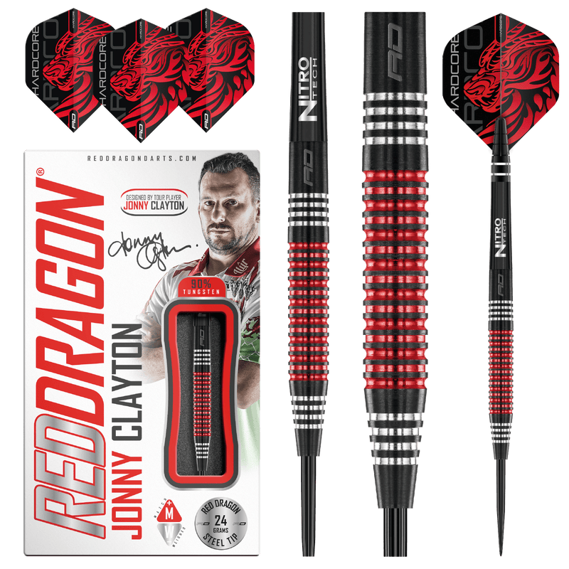 Red Dragon Jonny Clayton SE Steeldarts - DreamDarts Online Dartshop
