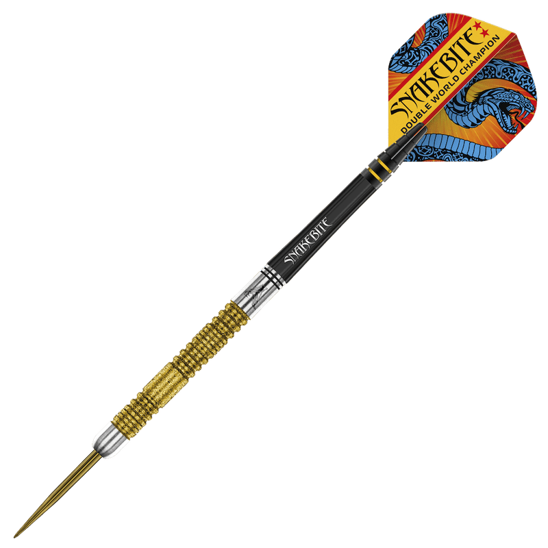 Peter Wright Snakebite Double World Champion SE Gold Plus Steeldarts - DreamDarts Dartshop