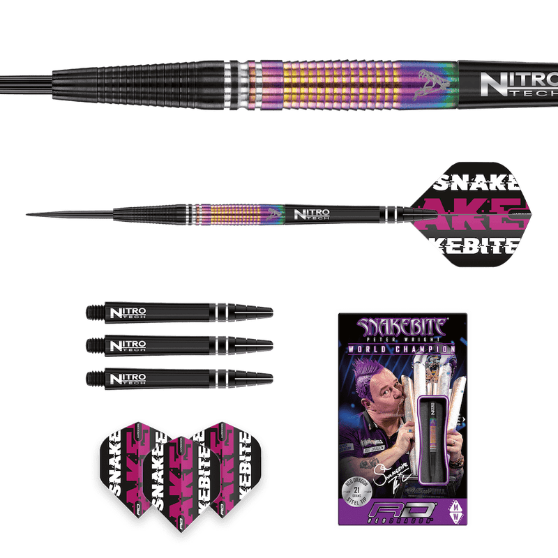 Red Dragon Peter Wright World Champion Tapered SE Steeldarts - DreamDarts Online Dartshop