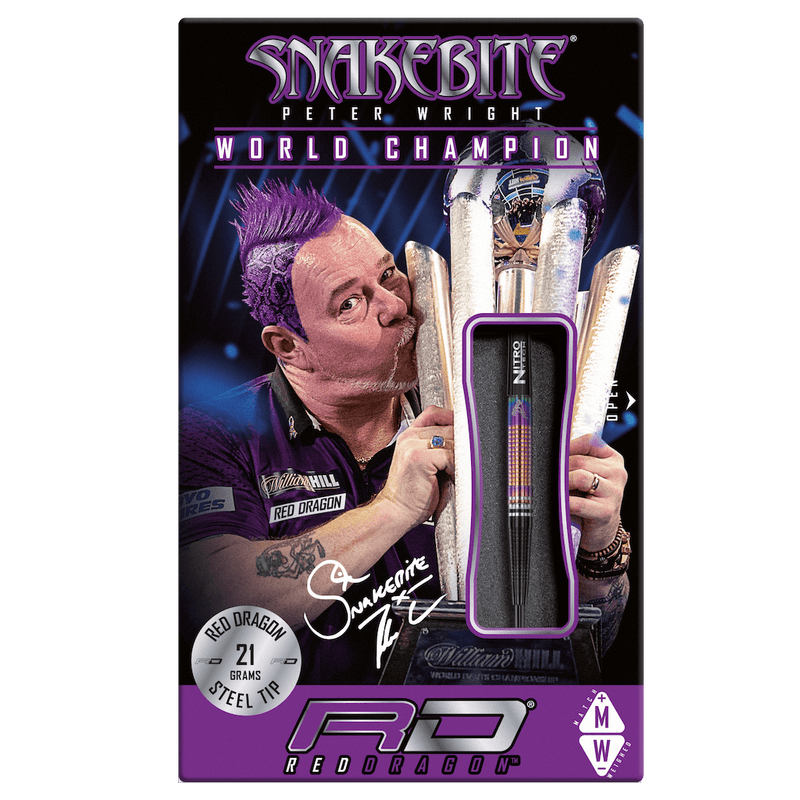 Red Dragon Peter Wright World Champion Tapered SE Steeldarts - DreamDarts Online Dartshop