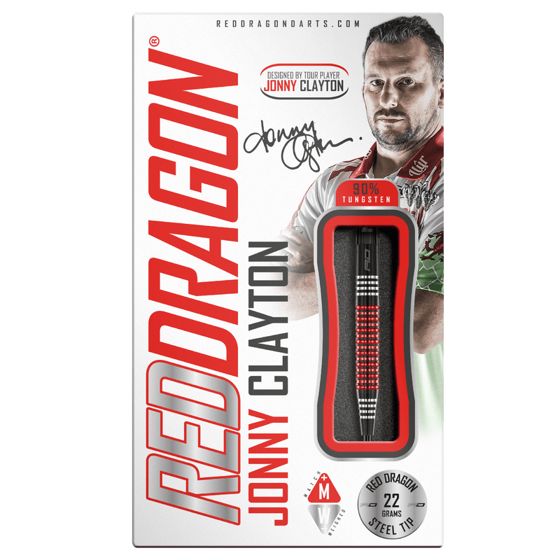 Red Dragon Jonny Clayton SE Steeldarts - DreamDarts Online Dartshop