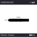 Red Dragon Phantom 2021 Steeldarts - DreamDarts Online Dartshop