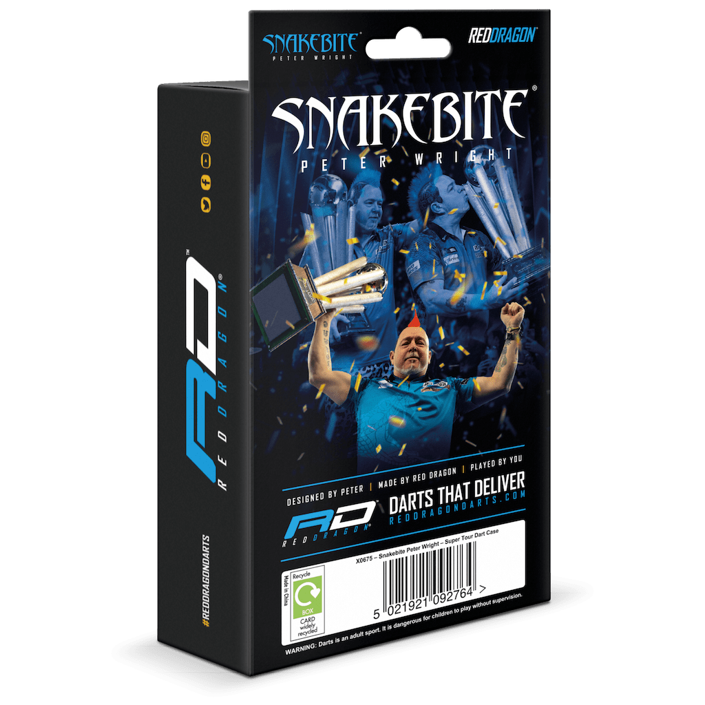 Peter Wright Snakebite Double World Champion Super Tour Darts Case - DreamDarts Dartshop