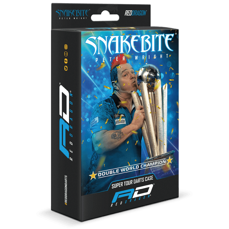 Peter Wright Snakebite Double World Champion Super Tour Darts Case - DreamDarts Dartshop