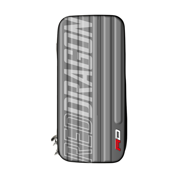 Red Dragon Monza Grey Dart Case - DreamDarts Dartshop