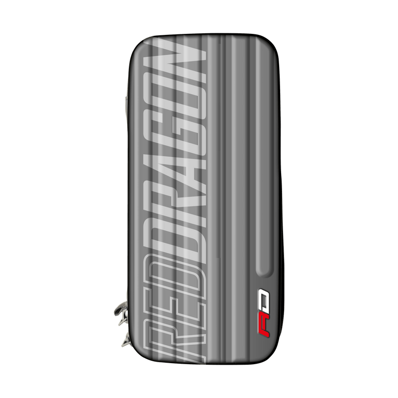 Red Dragon Monza Grey Dart Case - DreamDarts Dartshop