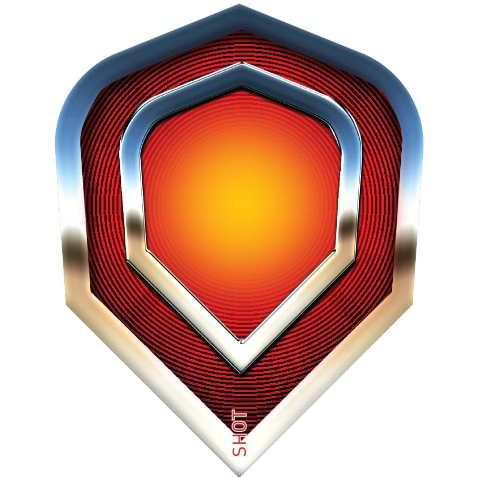 Shot Americana Chrome Small Flights - DreamDarts Dartshop