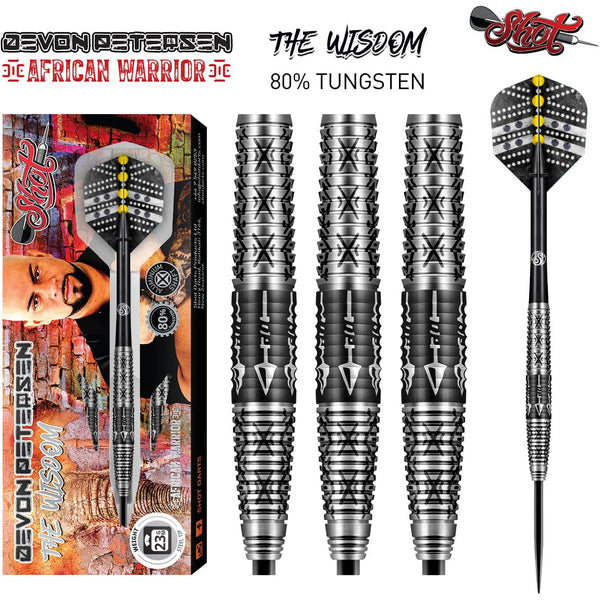 Devon Peterson "The Wisdom" 80% Steeldarts - DreamDarts Dartshop
