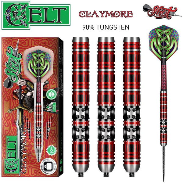 Shot Celt Claymore 90% Steel Tip Darts - DreamDarts Dartshop