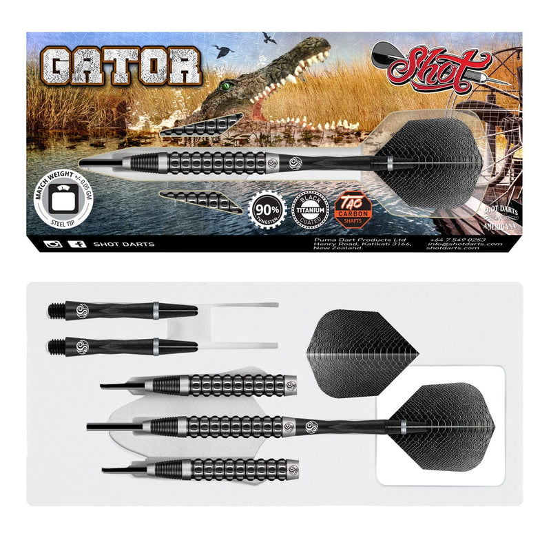Shot Gator 90% Steeldarts - DreamDarts Dartshop