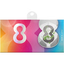 8 Flight No6 Shape Debra Ivey White Print Flights - DreamDarts Online Dartshop