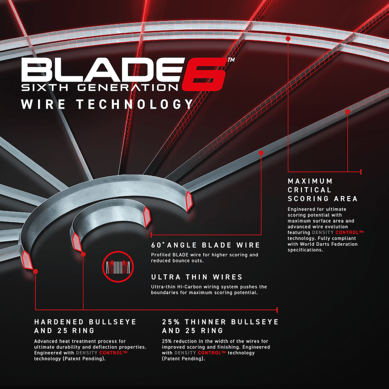 Blade 6 Dartboard - DreamDarts Dartshop