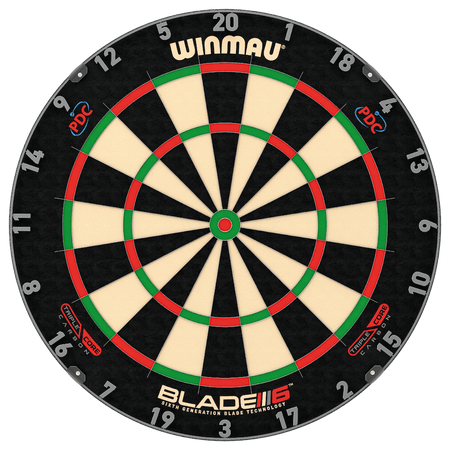 WINMAU Blade 6 Triple Core Carbon Dartboard - PDC Edition - DreamDarts Dartshop