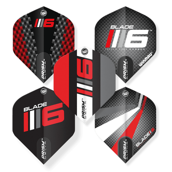 Blade 6 Dart Flight Collection - DreamDarts Dartshop