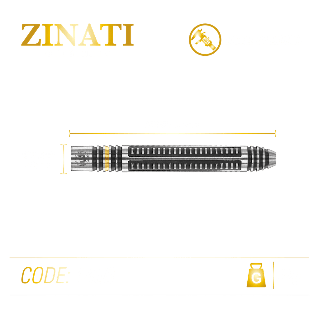 Zinati 90% Tungsten Steeldarts - DreamDarts Dartshop