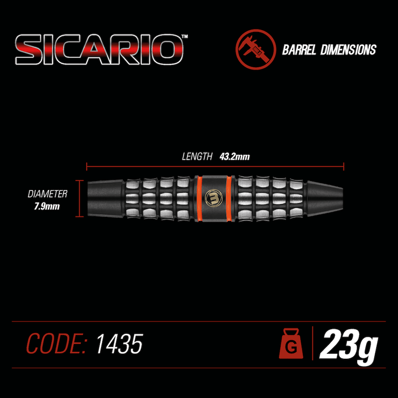 Sicario Steeldarts - DreamDarts Online Dartshop