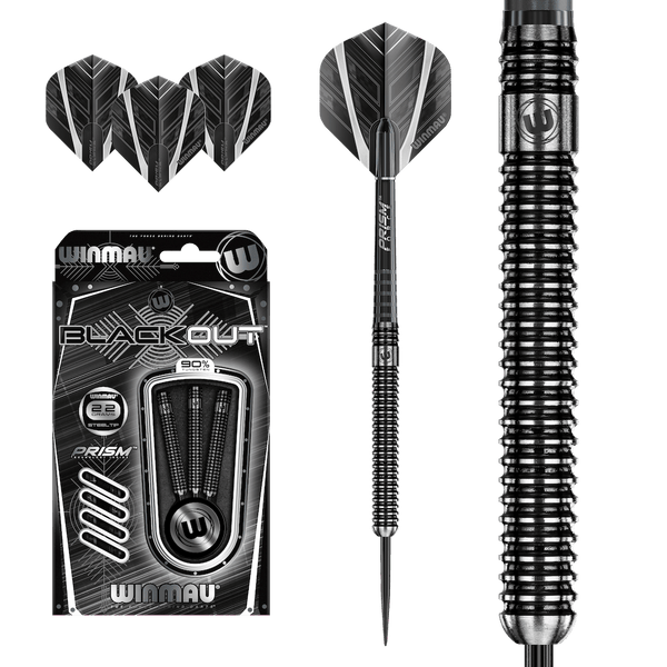 Winmau Blackout 90% Tungsten Steeldarts - DreamDarts Dartshop